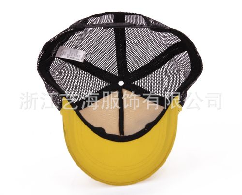 义乌艺海帽子工厂 五片网状运动休闲男式个性棒球帽的加工订做与零售优势